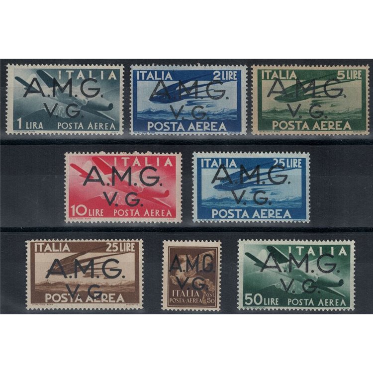 VENEZIA GIULIA (AMG) 1945-46 Posta aerea 8v MH*