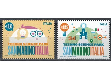 ITALIA 2015 Parco scientifico tecnologico 2v MNH**