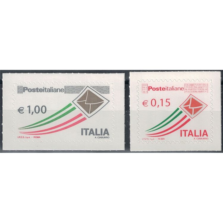 ITALIA 2015 Serie ordinaria 2v MNH**