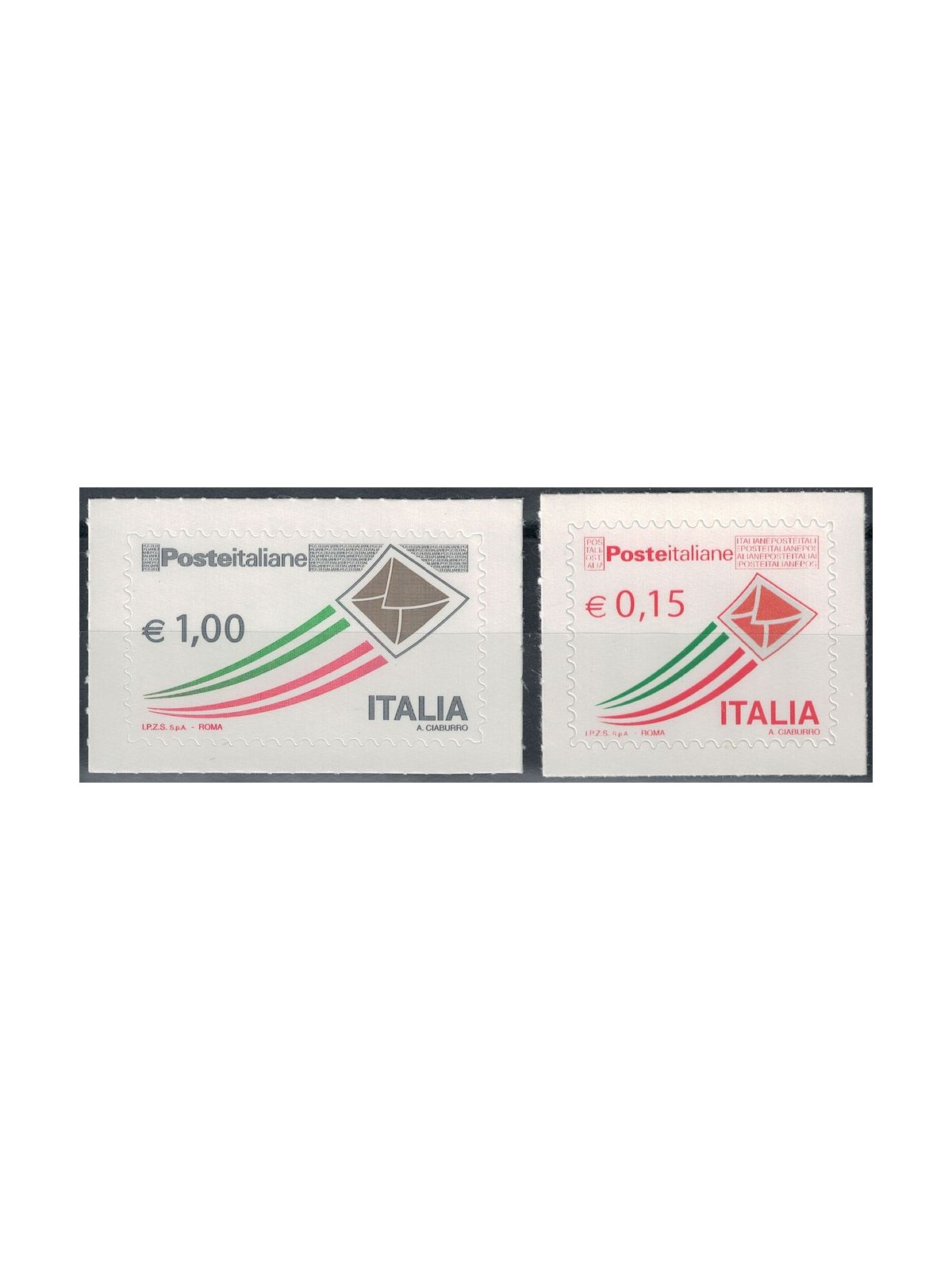 ITALIA 2015 Serie ordinaria 2v MNH**