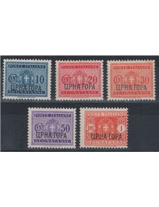 MONTENEGRO 1941 Segnatasse 5v MH*