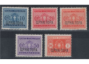 MONTENEGRO 1941 Segnatasse 5v MH*