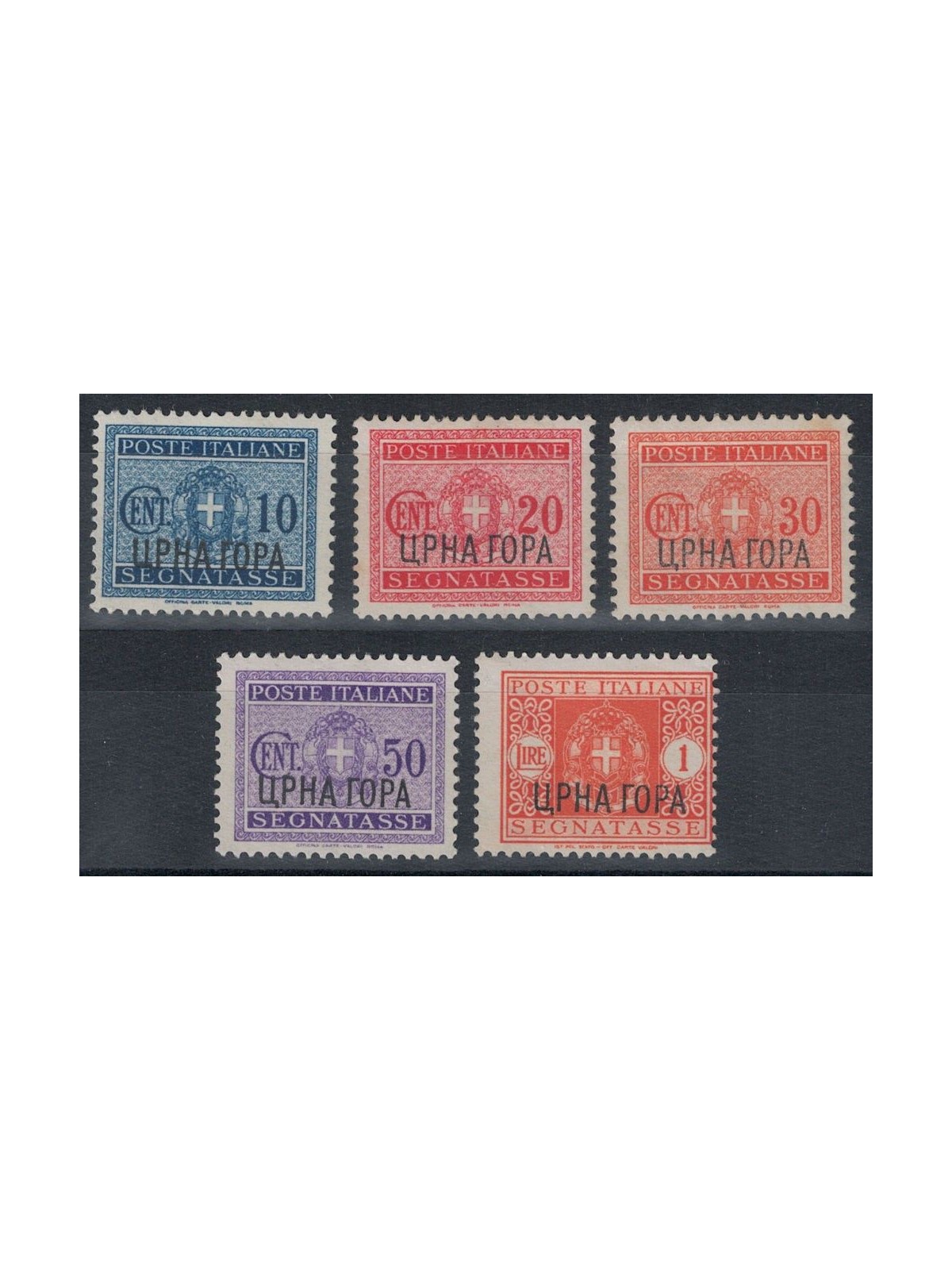 MONTENEGRO 1941 Postage Due 5v MH*