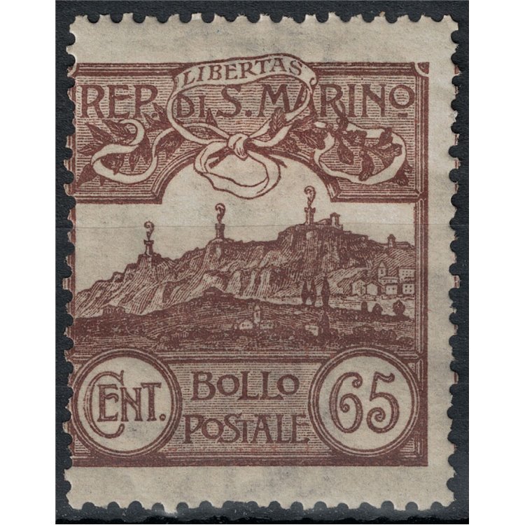 SAN MARINO 1903 65c bruno MH*