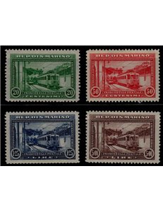 SAN MARINO 1932 Rimini-San Marino Railway 4v MH*