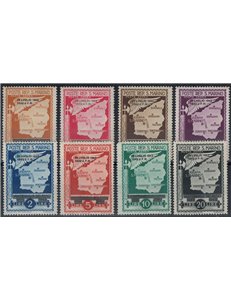 SAN MARINO 1943 Fall of Fascism (airmail) 8v MH*