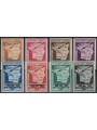SAN MARINO 1943 Caduta del fascismo (posta aerea) 8v MH*