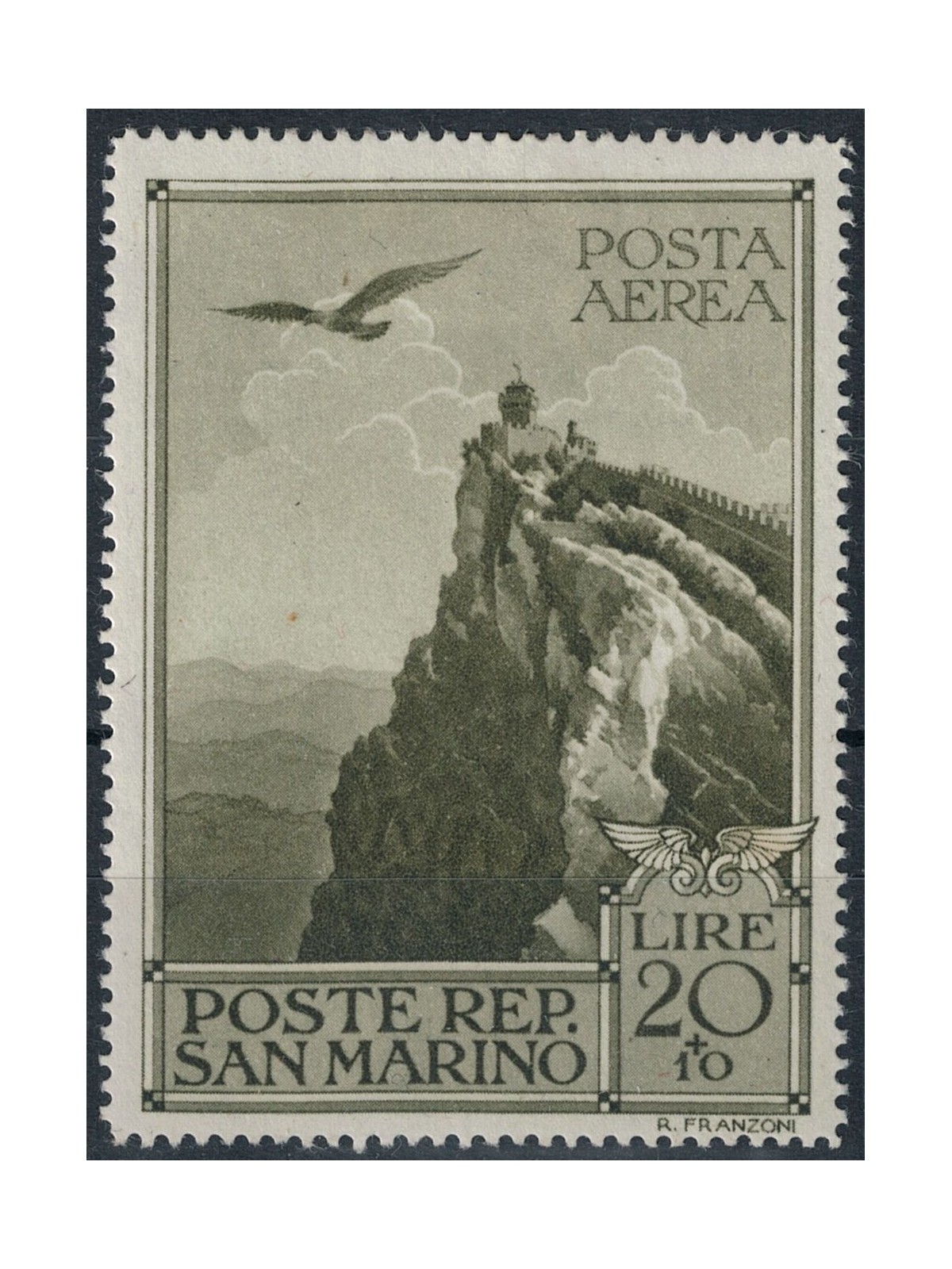 SAN MARINO 1944 Pro Case Popolari (posta aerea) MH*