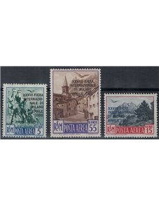 SAN MARINO 1950 Fiera di Milano (posta aerea) 3v MH*