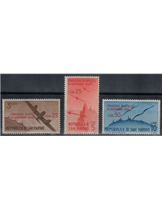 SAN MARINO 1946 Convegno filatelico 3v MH*