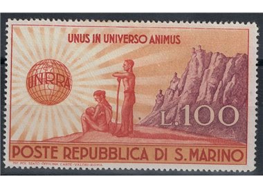 SAN MARINO 1946 Assistance to those damaged by the war, UNRRA MH*