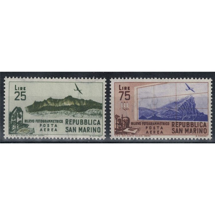 SAN MARINO 1952 Photogrammetric survey 2v MH*