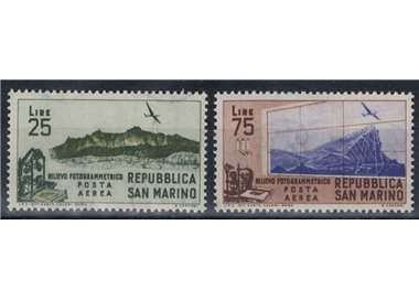 SAN MARINO 1952 Rilievo fotogrammetrico 2v MH*