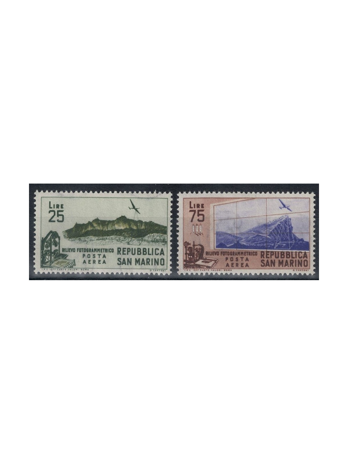 SAN MARINO 1952 Photogrammetric survey 2v MH*