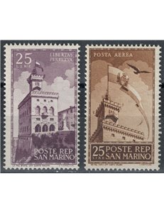 SAN MARINO 1945 Palazzo del Governo 2v MH*