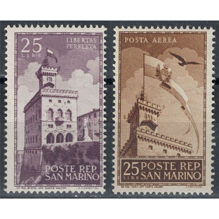 SAN MARINO 1945 Palazzo del Governo 2v MH*