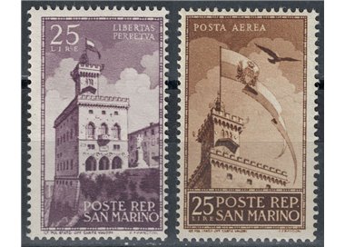 SAN MARINO 1945 Palazzo del Governo 2v MH*