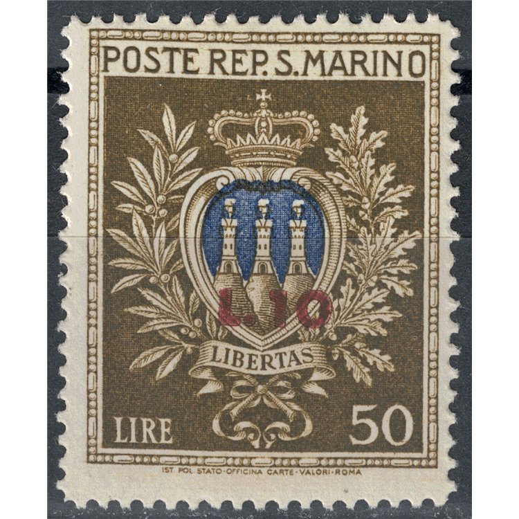 SAN MARINO 1946 Pro Opere Assistenza MH*