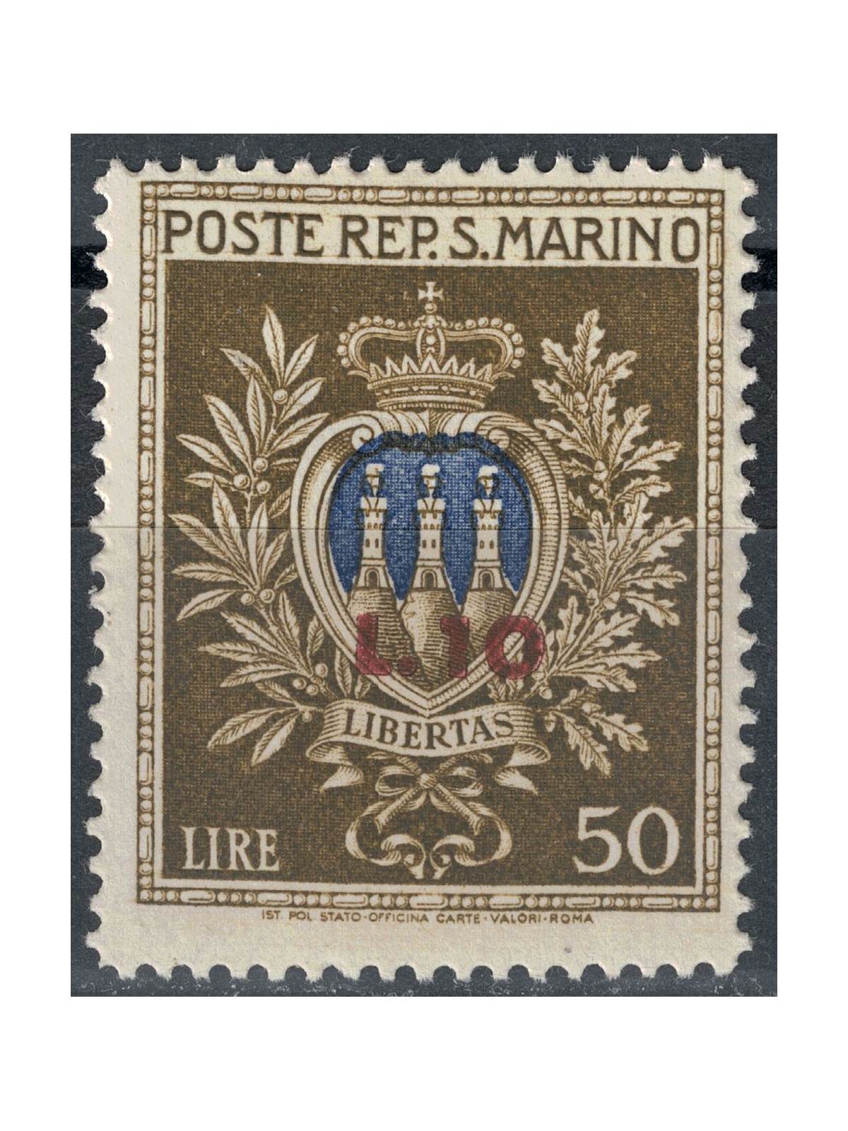 SAN MARINO 1946 Pro Opere Assistenza MH*