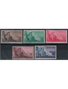 SAN MARINO 1948 Lavoro 5v MH*