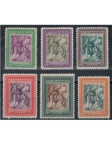 SAN MARINO 1947 Ricostruzione 6v MH*