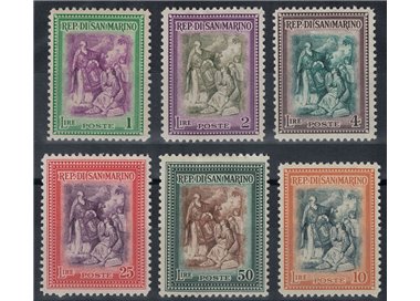SAN MARINO 1947 Ricostruzione 6v MH*