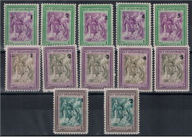 SAN MARINO 1947 Beneficenza 12v MH*