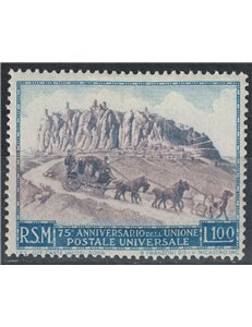 SAN MARINO 1949 Anniversary UPU £100 MH*