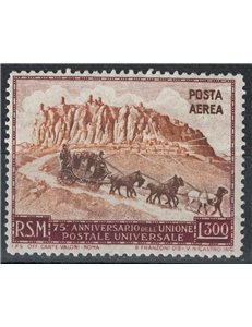 SAN MARINO 1951 Anniversario UPU (posta aerea) £ 300 MH*