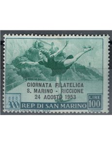 SAN MARINO 1953 Philatelic Day MH*