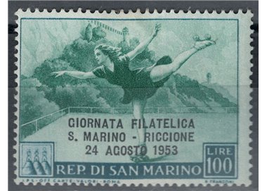 SAN MARINO 1953 Giornata filatelica MH*