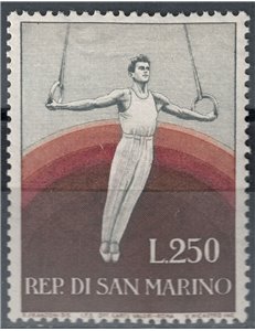 SAN MARINO 1954 Sport, ginnastica MH*