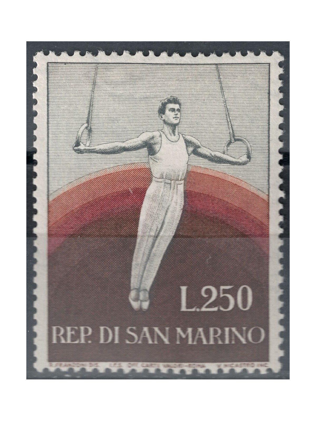 SAN MARINO 1954 Sports, gymnastics MH*