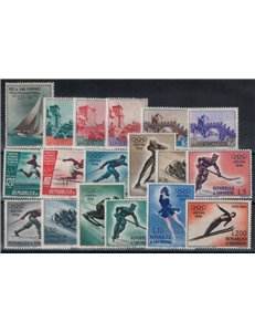 SAN MARINO 1955 Annata completa 18v MH*