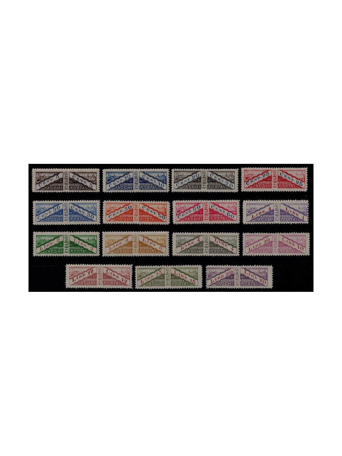 SAN MARINO 1928 Pacchi postali 15v MH*