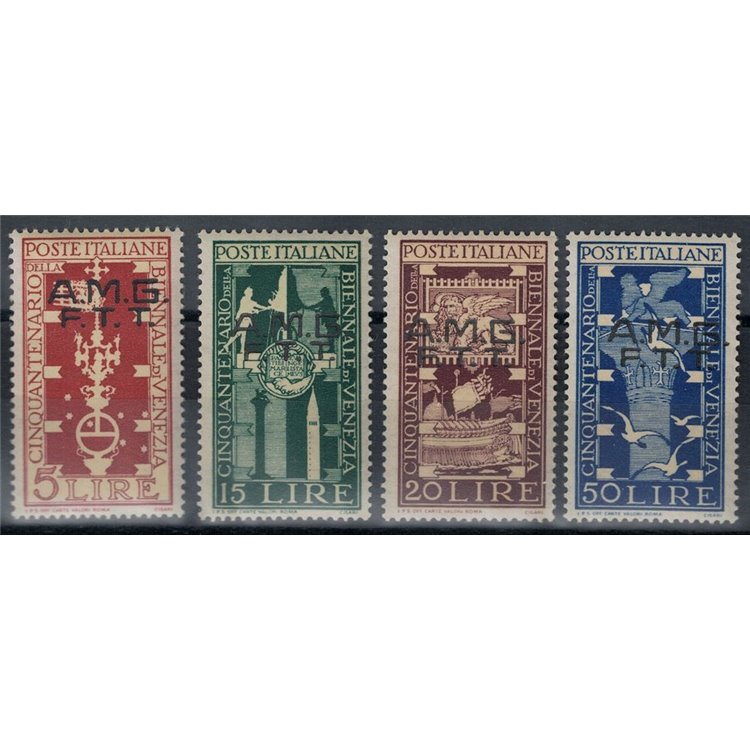 TRIESTE AT 1949 Venice Art Biennale 4v MNH**