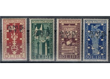 TRIESTE AT 1949 Venice Art Biennale 4v MNH**