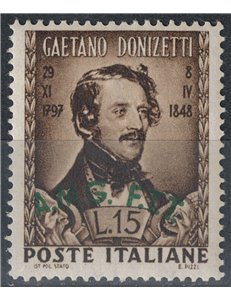 TRIESTE A 1948 Gaetano Donizetti MNH**