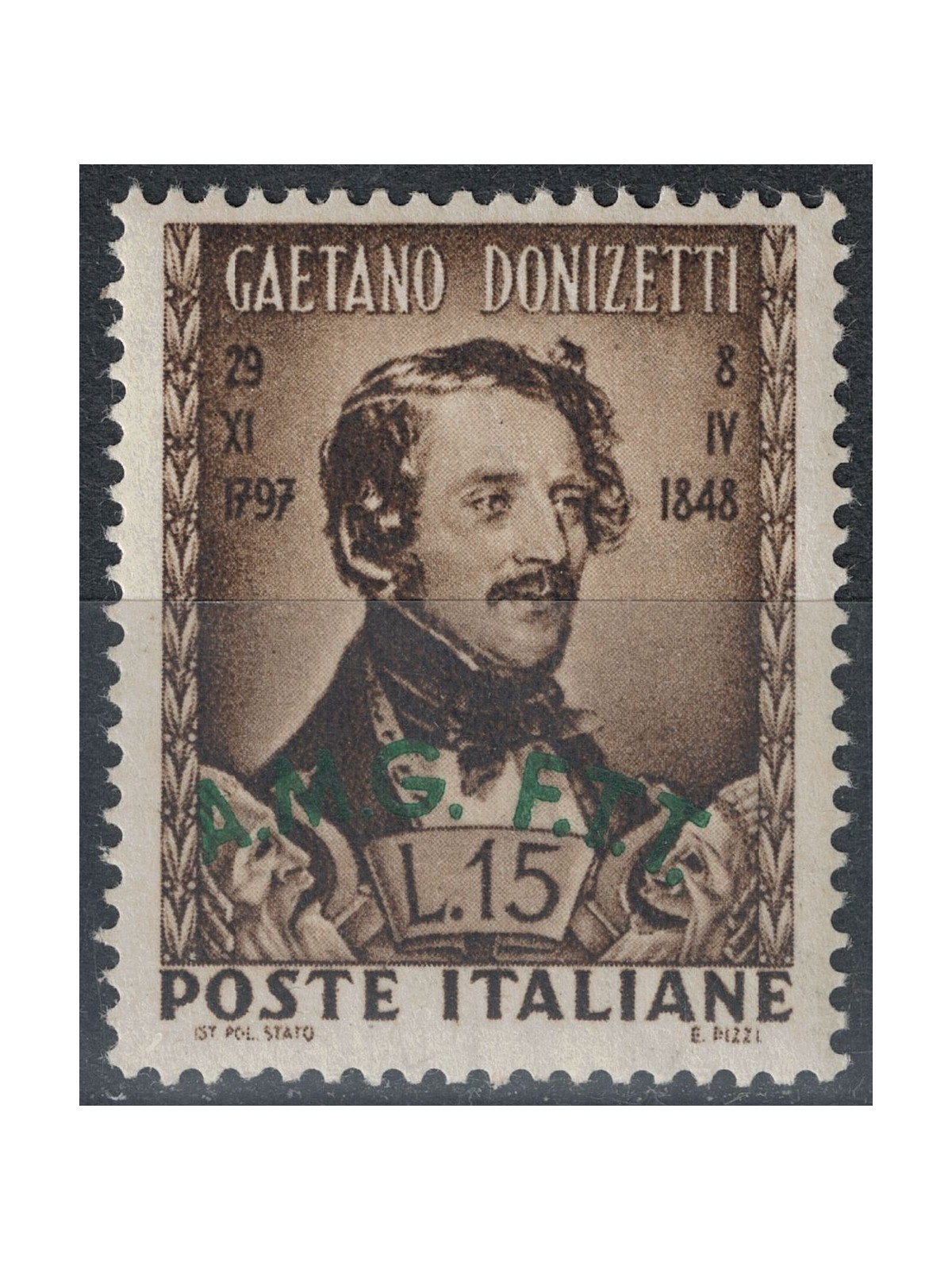 TRIESTE A 1948 Gaetano Donizetti MNH**