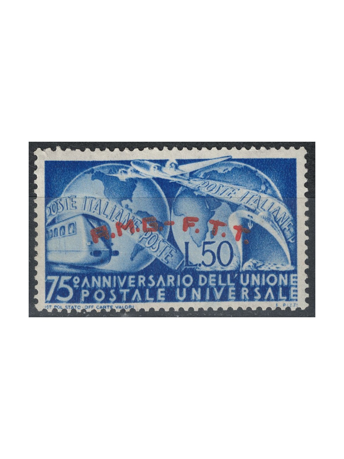 TRIESTE AT 1949 Anniversary UPU MNH**