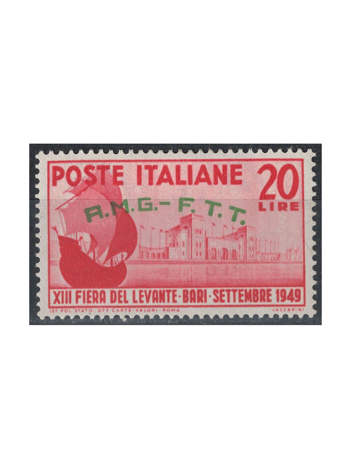 TRIESTE A 1949 Fiera del Levante MNH**