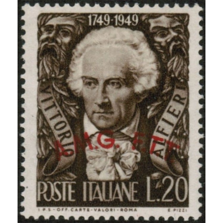 TRIESTE A 1949 Vittorio Alfieri MNH**