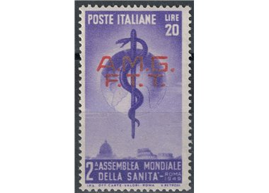 TRIESTE A 1949 Organizzazione della Sanità MNH**