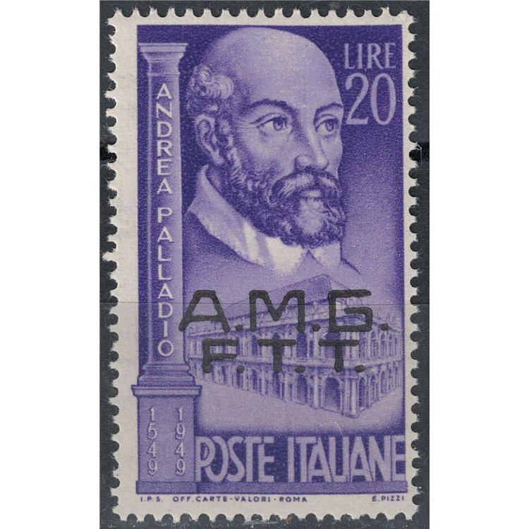 TRIESTE A 1949 Andrea Palladio, Palazzo della Ragione MNH**