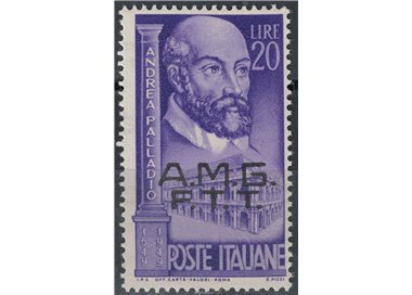 TRIESTE A 1949 Andrea Palladio, Palace of Reason MNH**