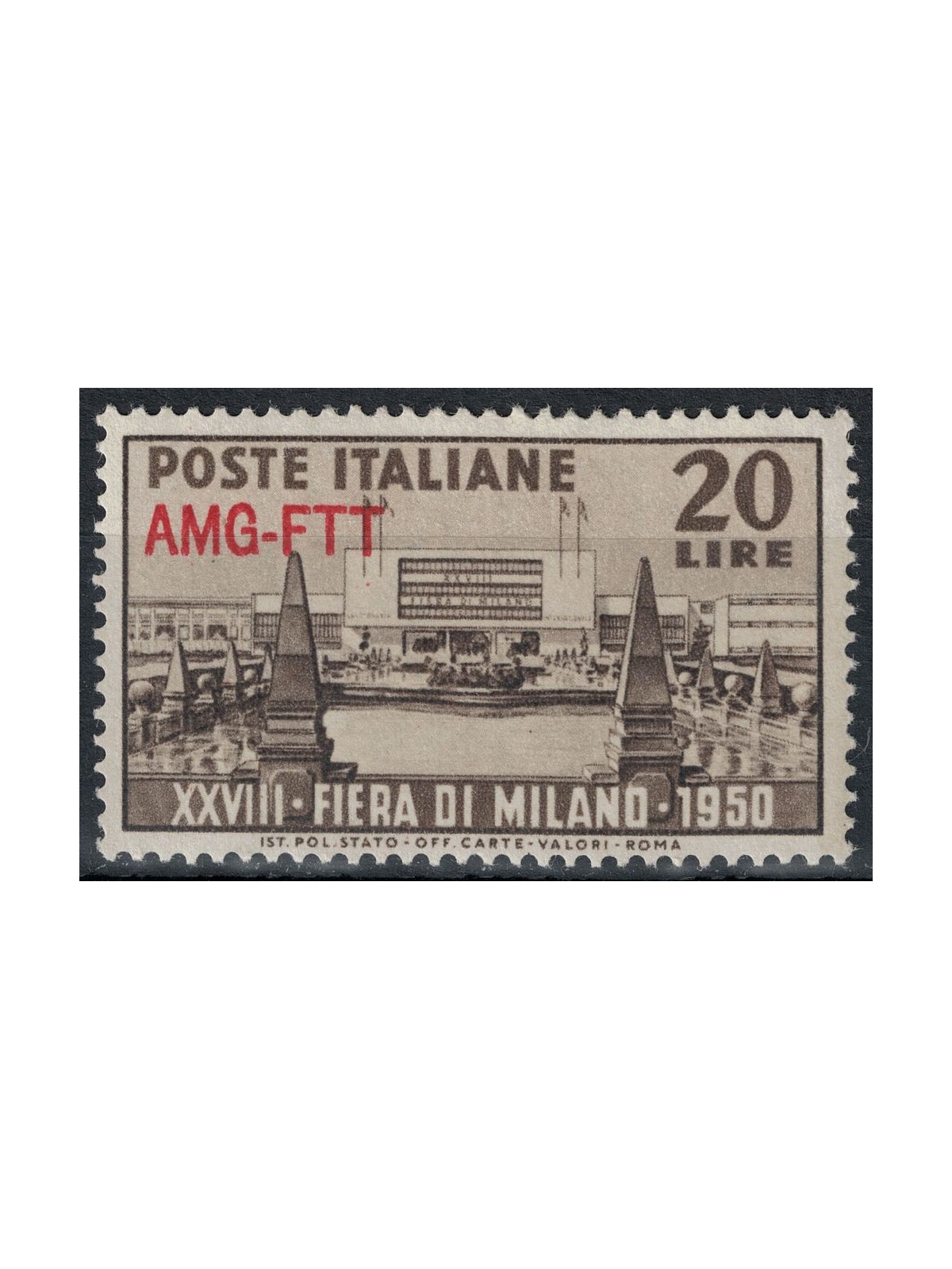 TRIESTE A 1950 Fiera di Milano MNH**