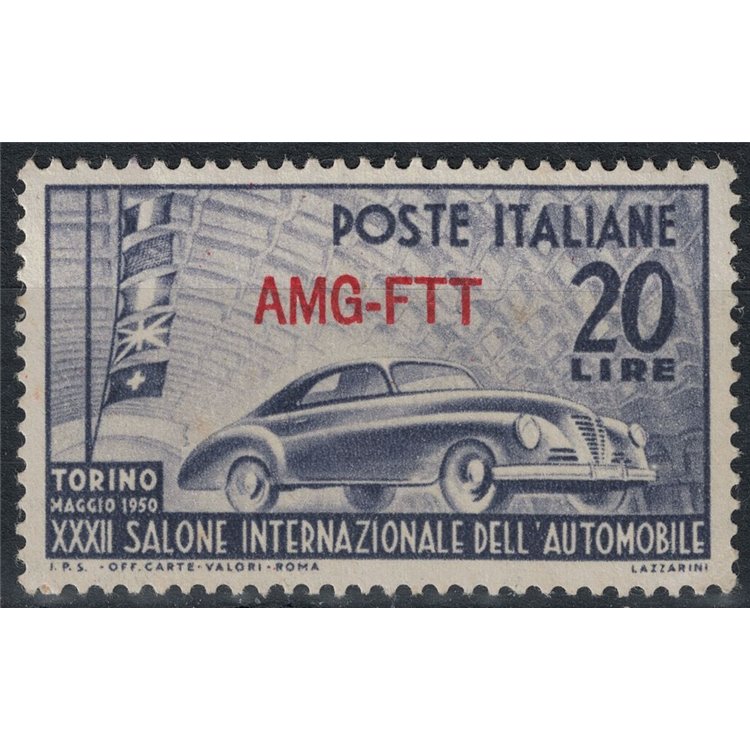 TRIESTE A 1950 Salone dell'automobile MNH**