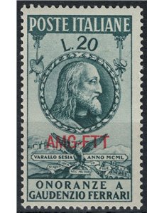 TRIESTE A 1950 Gaudenzio Ferrari MNH**