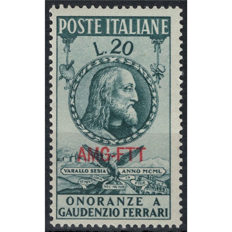 TRIESTE A 1950 Gaudenzio Ferrari MNH**