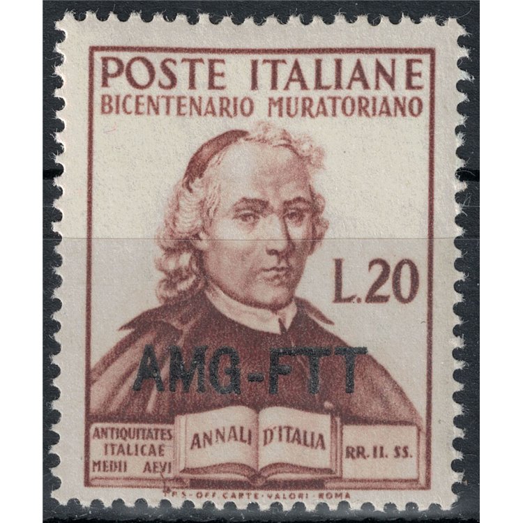 TRIESTE A 1950 Ludovico Antonio Muratori MNH**